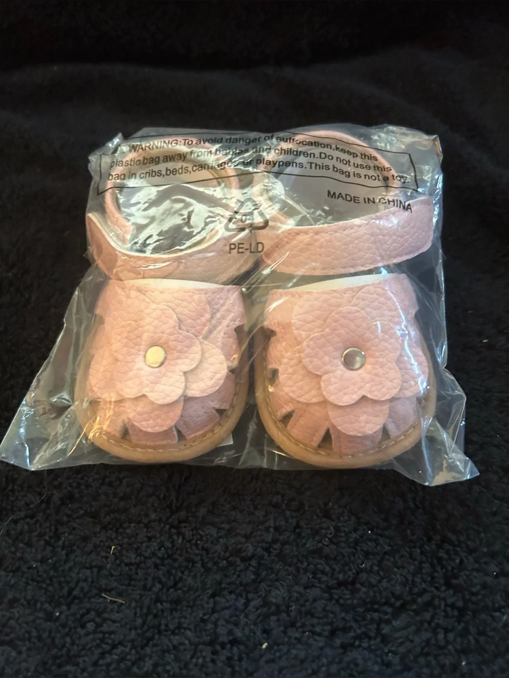 Girls Pink Floral Leather Sandals - Soft Straps